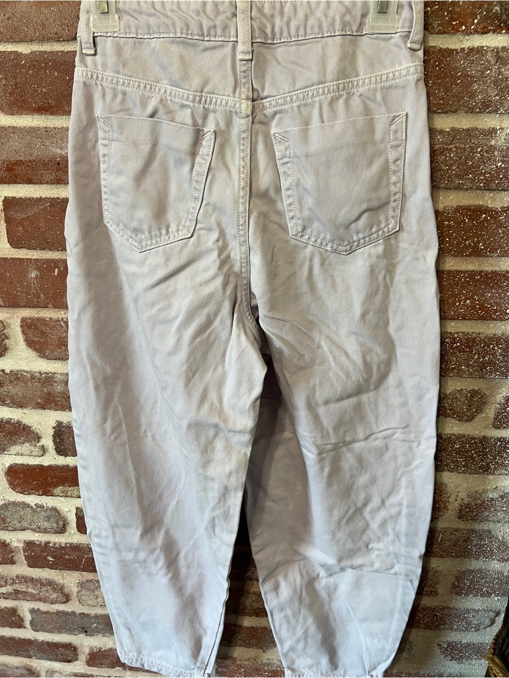 Zara Lilac baggy ankle jeans - Picture 4 of 16